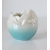 Skorupka Jajka Ceramiczna Niebieska, Ozdoba na Wielkanoc, Skandynawski Styl